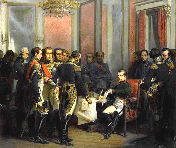 Firma del Tratado de Fontainebleau